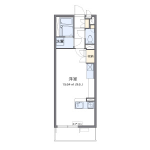 1R Mansion in Miharacho - Higashimatsuyama-shi Floorplan