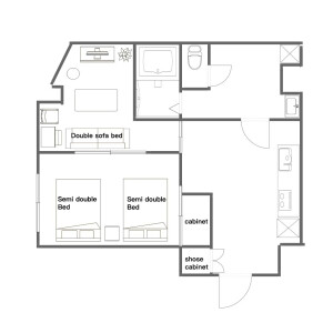 2DK Mansion in Tabata - Kita-ku Floorplan