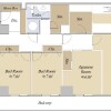 4LDK Apartment to Buy in Bunkyo-ku Floorplan