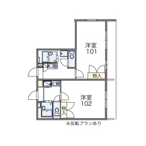 1K Apartment in Kamariyahigashi - Yokohama-shi Kanazawa-ku Floorplan