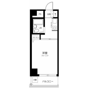 1K Mansion in Kamiikedai - Ota-ku Floorplan