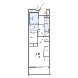 1K Mansion in Yoshizuka - Fukuoka-shi Hakata-ku Floorplan