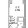 1K Apartment to Rent in Chuo-ku Floorplan