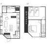2LDK House to Rent in Toshima-ku Floorplan