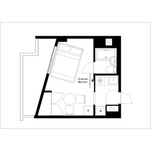 1R Mansion in Hatsudai - Shibuya-ku Floorplan