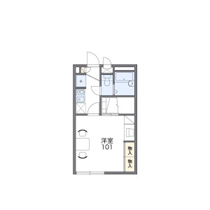 1K Apartment in Koizumicho - Hikone-shi Floorplan