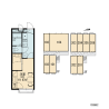 1K Apartment to Rent in Yokohama-shi Kanagawa-ku Layout Drawing