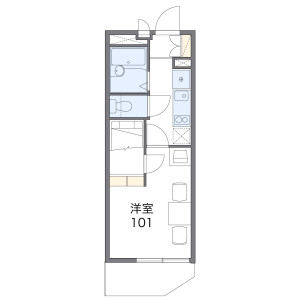1K Mansion in Mimomi - Narashino-shi Floorplan