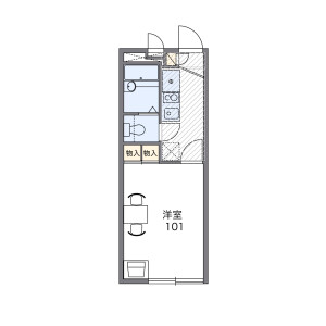 1K Mansion in Bunkyo - Sagamihara-shi Minami-ku Floorplan
