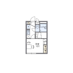 1K Apartment in Shibaharacho - Toyonaka-shi Floorplan