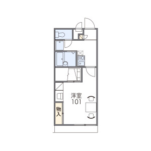 1K Apartment in Wakae higashimachi - Higashiosaka-shi Floorplan