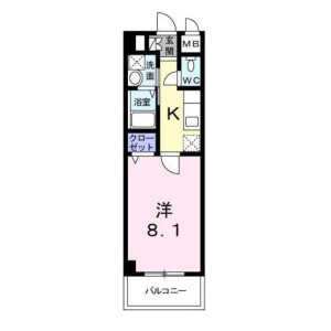 1K Mansion in Setagaya - Setagaya-ku Floorplan