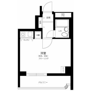 1R Mansion in Otowa - Bunkyo-ku Floorplan
