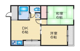 2DK Mansion in Nishishoji - Mino-shi