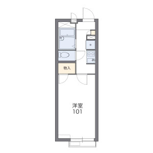 1K Apartment in Kanayamacho - Tokorozawa-shi Floorplan
