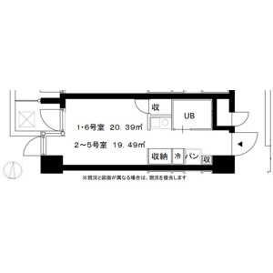 1R Mansion in Shirakawa - Koto-ku Floorplan