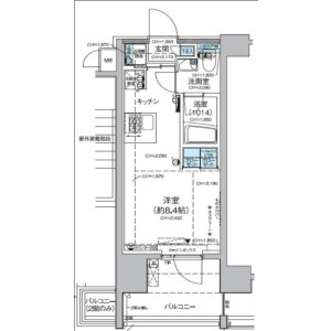 1R Mansion in Minamikamata - Ota-ku Floorplan