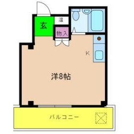 1R Mansion in Shojihigashi - Osaka-shi Ikuno-ku Floorplan