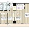 4LDK Apartment to Rent in Meguro-ku Floorplan