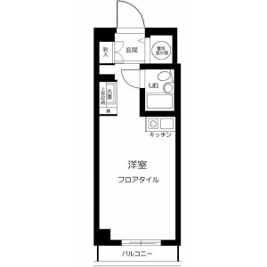 1R Mansion in Minamiyawata - Ichikawa-shi Floorplan