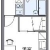 1K Apartment to Rent in Kakamigahara-shi Floorplan
