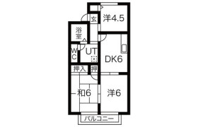 3DK Apartment in Ukigaicho - Miyoshi-shi
