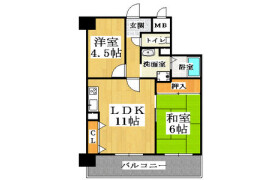 2LDK Mansion in Chikko - Osaka-shi Minato-ku