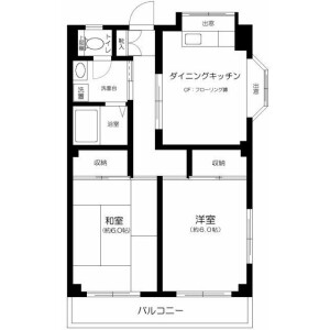 2DK Mansion in Mizue - Edogawa-ku Floorplan
