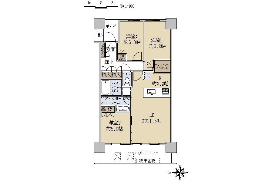 3ldk公寓大厦出售 东京都葛饰区新宿 Real Estate Japan