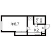 1K Apartment to Rent in Kyoto-shi Kita-ku Floorplan