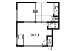 1LDK Apartment in Tonden 1-jo - Sapporo-shi Kita-ku