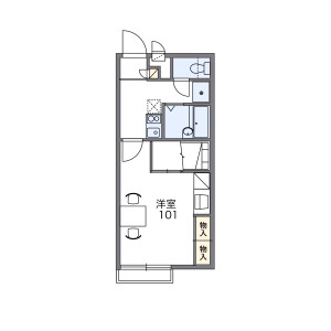 1K Apartment in Yamanotacho - Seto-shi Floorplan