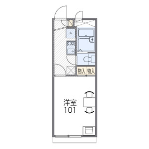 1K Apartment in Nasuzukuri kitamachi - Hirakata-shi Floorplan